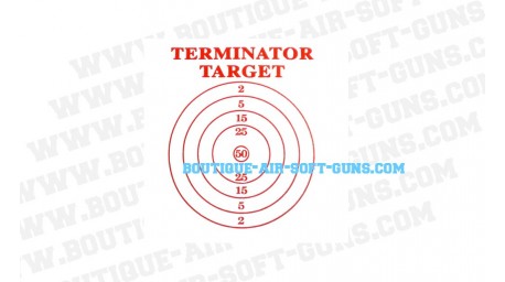 Cible en mousse et tissu Terminator target 30x30cm