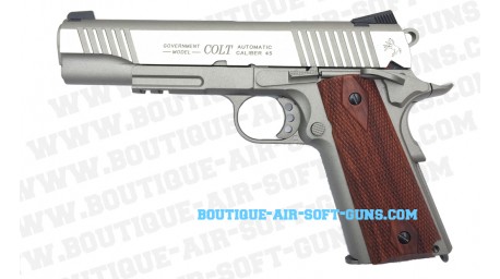Colt 1911 Rail Gun Co2 Chrome