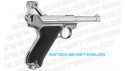 Pistolet airsoft WE P08 agrenté Gaz GBB - cal 6mm bbs