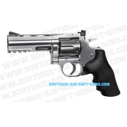 Réplique revolver Dan Wesson 715 silver 4 pouces - calibre 6mm