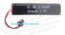Batterie 350 mAh 7.2V pour airsoft AEG (type spécial)