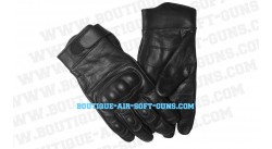 Paire de gants noir coqué - Miltec - Taille M