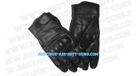 Paire de gants noir coqué - Miltec - Taille XL