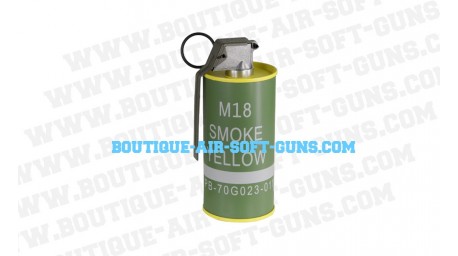 Fumigène factice M18 Yellow Smoke Grenade